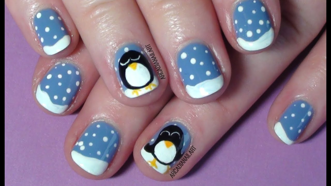 8. Penguin Nail Art for Beginners - wide 9