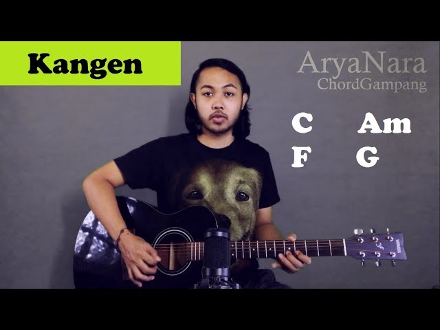 Chord Gampang (Kangen - Dewa 19) by Arya Nara (Tutorial Gitar) Untuk Pemula class=