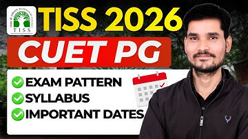 CUET PG TISS 2026  Official Notification Out ! : TISS 2026 New Admission Process | Important Dates ✅