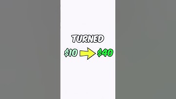 Day 3 Of Turning $10 Into $10,000 Using CHATGPT  (+$40) #shorts