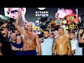 Oleksandr usyk is in tyson furys head weighin reaction  fight film