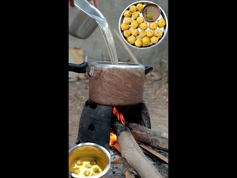 Desi Fast Food Coking at a Village in India #batatavada