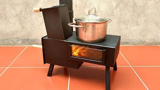 How to make a very effective 2 in 1 mini fireplace