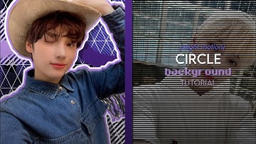 circle background | alight motion | candy style