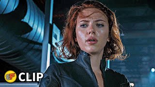 Black Widow vs Hawkeye - Fight Scene | The Avengers (2012) Movie Clip HD 4K