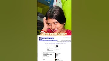 Finally  CENTRAL TEACHER ELIGIBILITY TEST qualified ho gaye #ctet #ctet2023 #shortsvideo #youtube