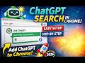 How to Add &amp; Use ChatGPT Search Extension in Google Chrome (Step-by-Step Guide)