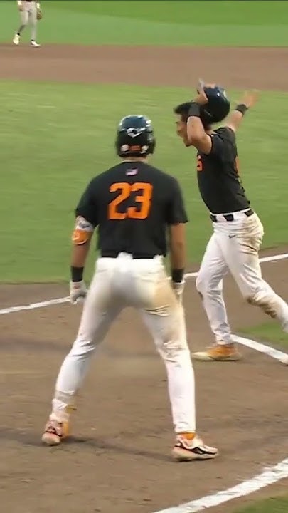 image of This ended up being the winning run in the college world series. What a slide. #baseball - YouTube