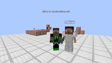Simple NPCs In Vanilla Minecraft NO MODS (Day 9)