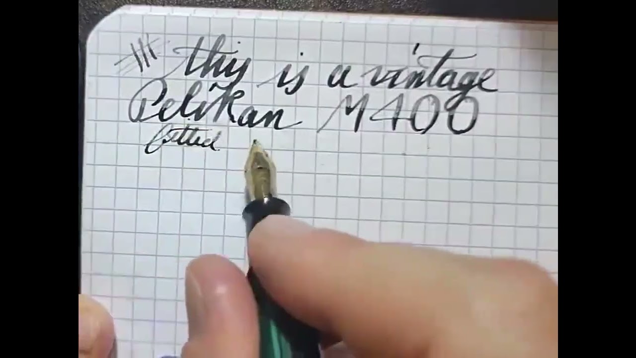 Pelikan m400 flexible broad/stub 