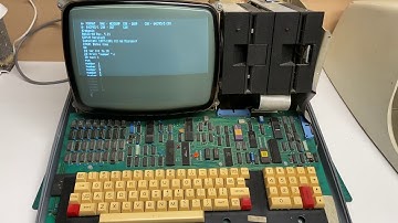 1980 Intertec Data Systems Corp Superbrain Booting up CP/M 2.2 40 Years After It Was Built