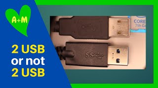 How to identify USB 2 and USB 3 ports on a computer