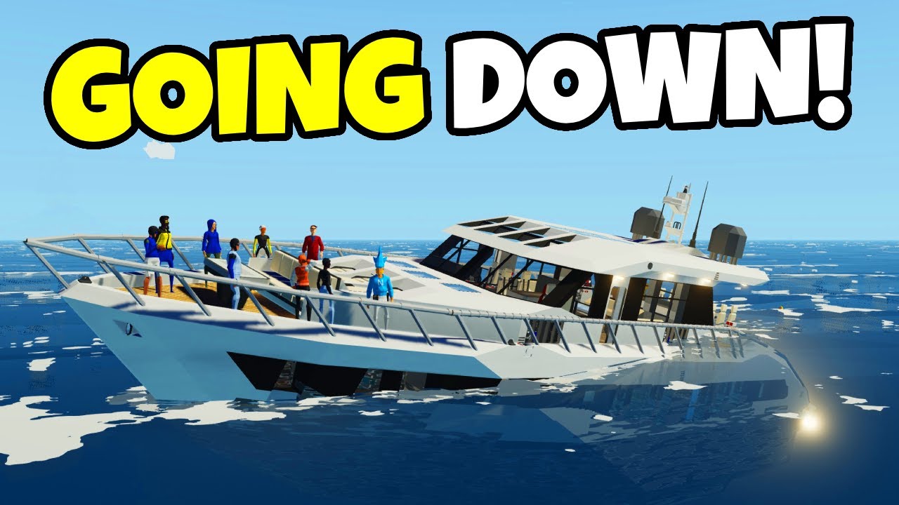 I Captained a YACHT PARTY and SANK There Boat In Stormworks!