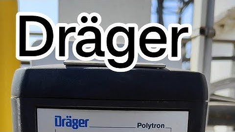 Calibration of Dräger polytron Sensor ( Drager polytron 3000)
