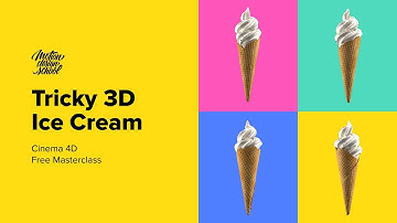 Tricky 3D Ice Cream by Alexander Kratinov