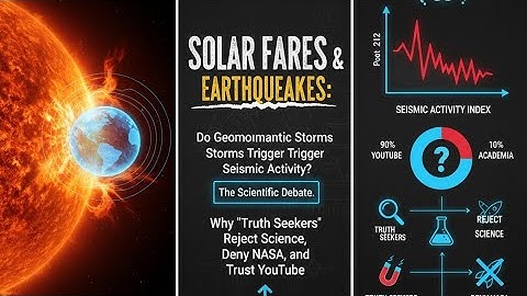 Solar Flares & Earthquakes: Do Geomagnetic Storms Trigger Seismic Activity? The Scientific Debate.