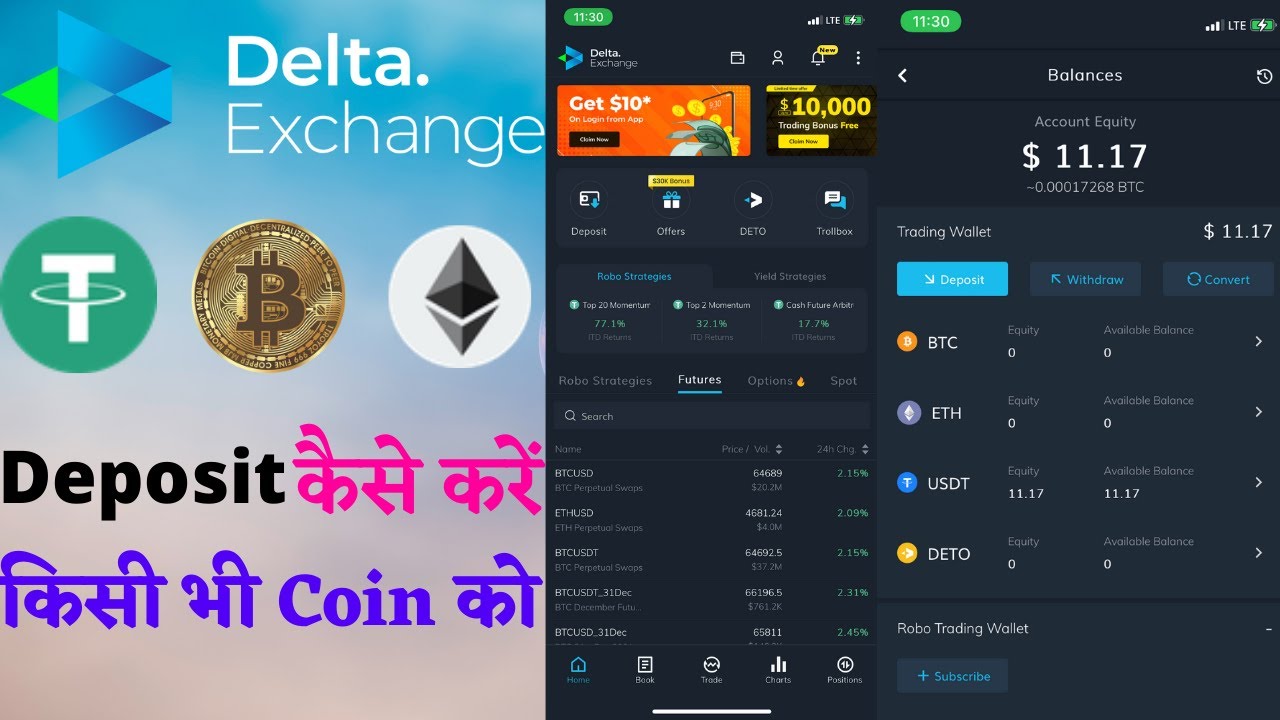 How to Deposit Any Coin In Delta Exchange | Complete Guide