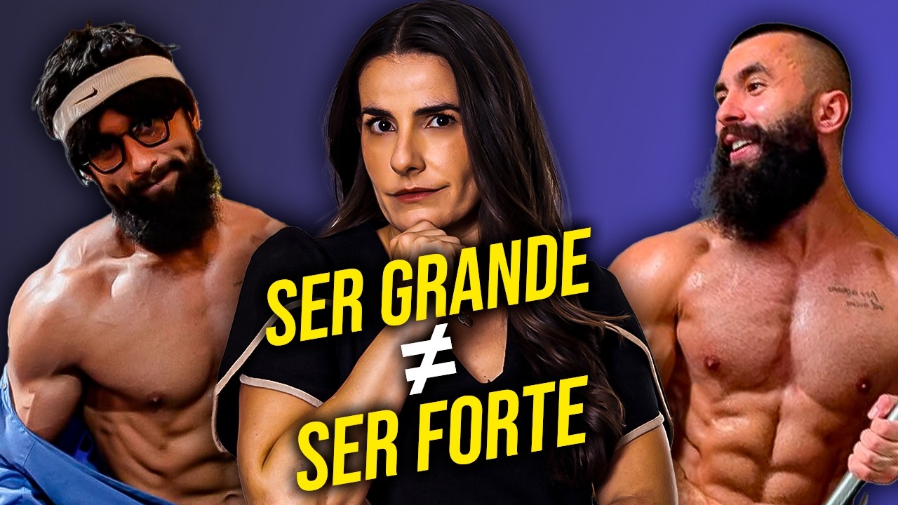 MÚSCULO NÃO É SINÔNIMO DE FORÇA | Hipertrofia vs. Força: Qual é a diferença real?