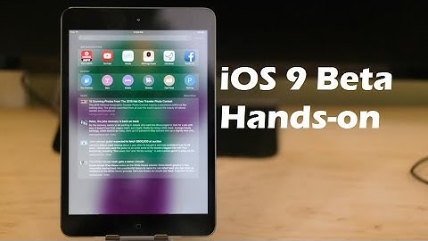 iOS 9 Beta Hands-on