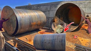 Manufacturing Process Of Underground Fuel Tank | Making Process Of Fuel Tank By Limited Equipments