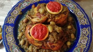 دجاج المناسبات بالذغميرة من الذ الأطباق المغربية plat de poulet pour les fêtes ??