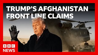 Donald Trump’s claims about Nato troops in Afghanistan criticised | BBC News