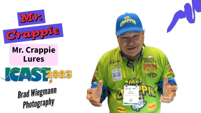 Wally Marshall shows off the new 2022 colors in the Mr. Crappie