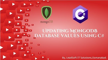 Updating database values from MongoDB using C#