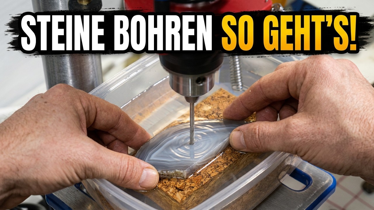 Löcher in Steine bohren – So funktioniert’s! Anleitung für Anfänger