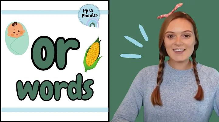 Learn to Blend 'or' Words with Miss Phonics | Phonics Blending Practice for Kids | British Teacher