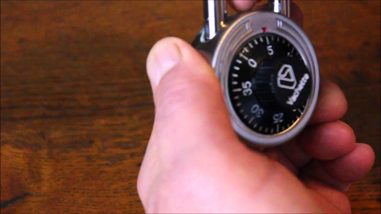 Manipulation D Un Cadenas Vachette A Combinaison Youtube