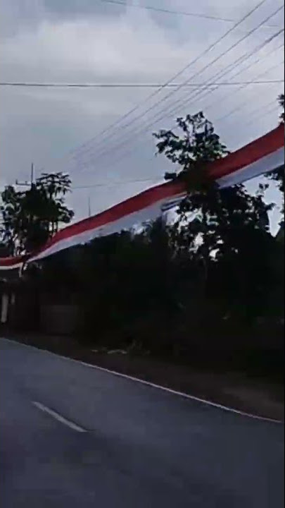 bendera raksasa #merahputih #fy #fypシ #viralvideo #17agustus #jember