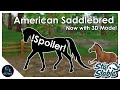 Sso  spoiler  american saddlebred with 3d model and animations