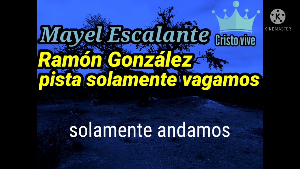 Solamente vagamos - Pista karaoke de Ramón González
