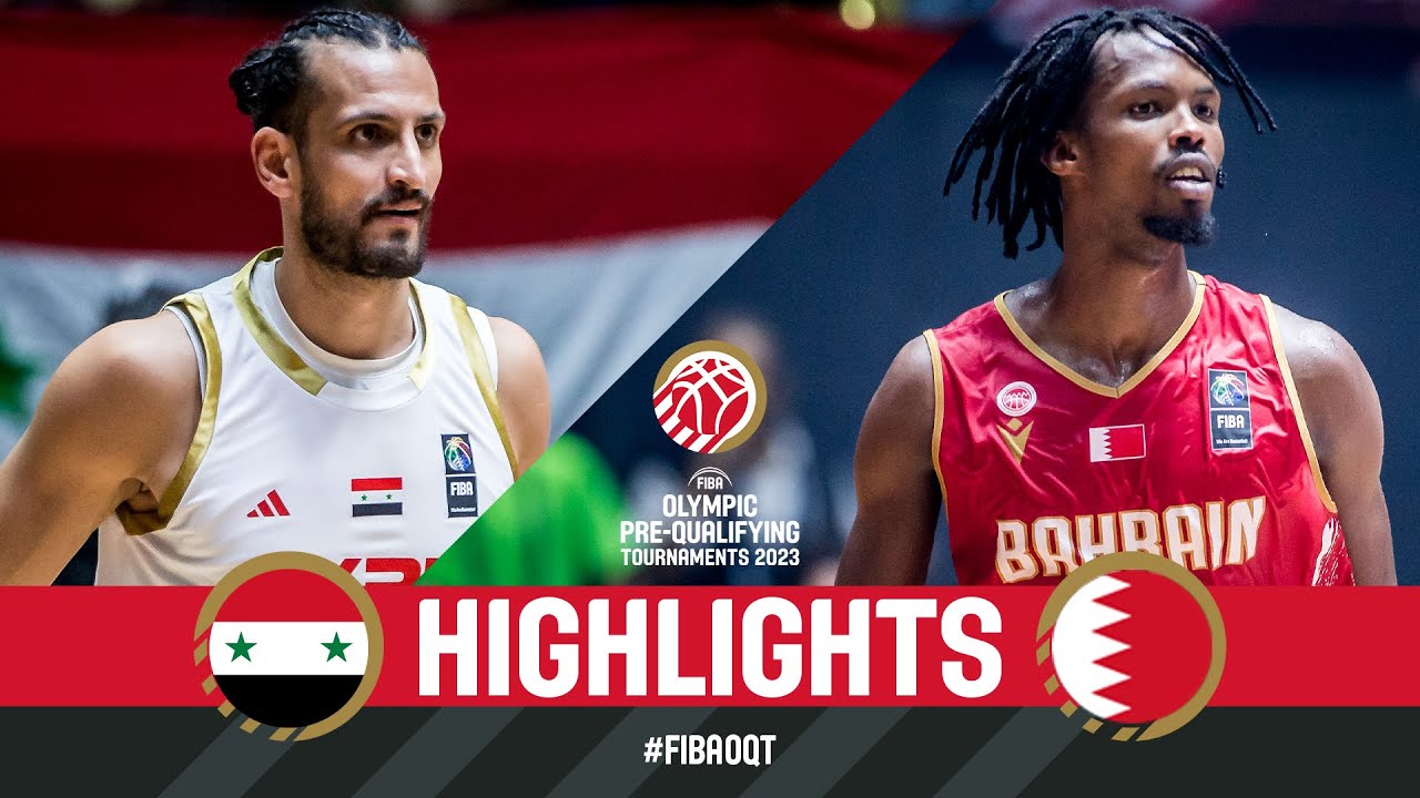 Syria 🇸🇾 v Bahrain 🇧🇭 | Basketball Game Highlights | FIBA Olympic Pre