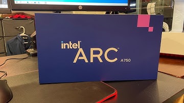 Intel ARC A750 unboxing and Installation.
