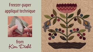 Kim Diehl's freezer-paper applique technique