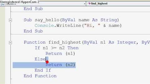 Visual Basic Tutorials P12 - Parameters