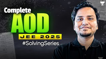Complete AOD (Application Of Derivatives) in "**" Questions || JEE 2025 #SolvingSeries