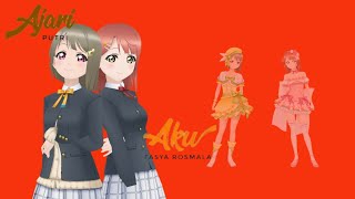 Download Lagu AJARI AKU - Putri \u0026 Tasya Rosmala [ AMV versi ] MP3