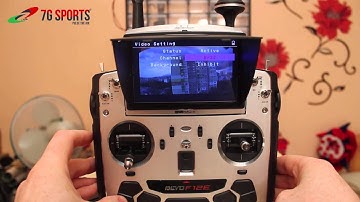 How to set up DEVO F12E to show live video + telemetry info