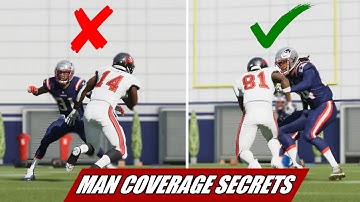 I Found This Secret For Playing MAN COVERAGE in Madden 21 After 24 hours of Practice |Defensive Tips