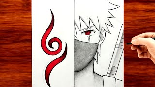 How to Draw Kakashi Anbu Version | Anime Drawing Guide | Easy Anime Drawings