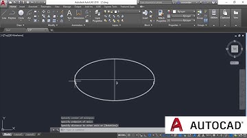 Ellipses AutoCAD 2018 Tutorial EP10
