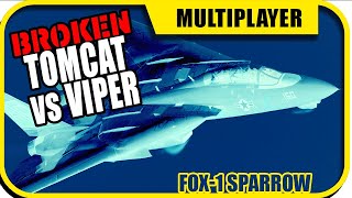 Tomcat splash F-16 Viper in Multiplayer | DCS World PvP