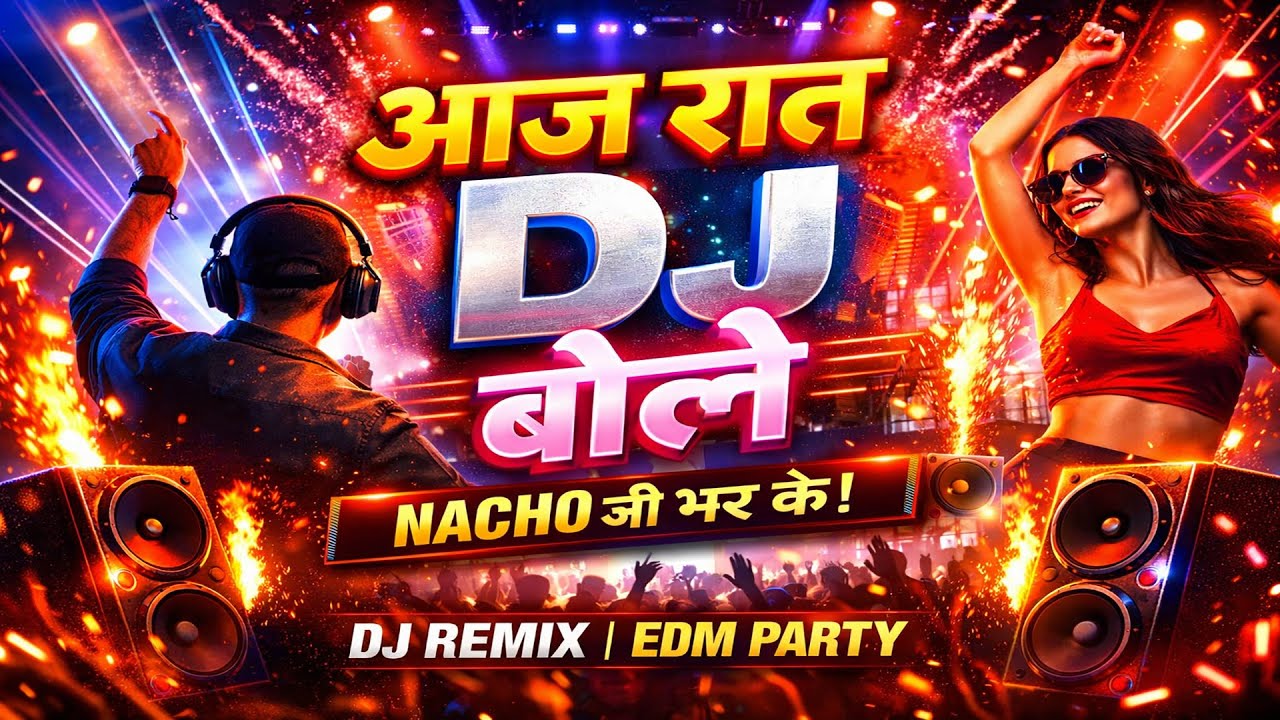 आज रात DJ बोले | DJ Remix | EDM Party Song | Dance Floor Hit | DJ Kavish EDM Mix