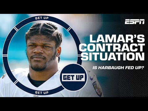 John harbaugh is exhausted with lamar jackson's situation - damien woody | get up