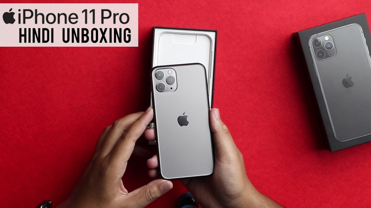 iPhone 11 Pro - 64gb Space Gray Unboxing - YouTube