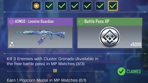 Call Of Duty Mobile Kill 3 Enemies with Cluster Grenade in MP Matches Task Complete