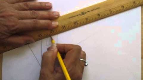 How To Draw a Simple, and Easy 2 Point Perspective - 3D Alphabet Letter E